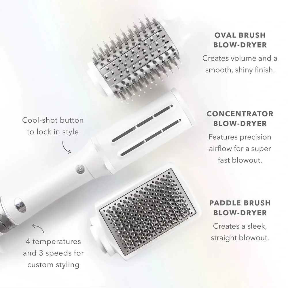 Drybar White 3-in-1 Styling Brush Set